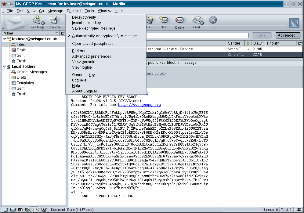 Enigmail Key Import 1
